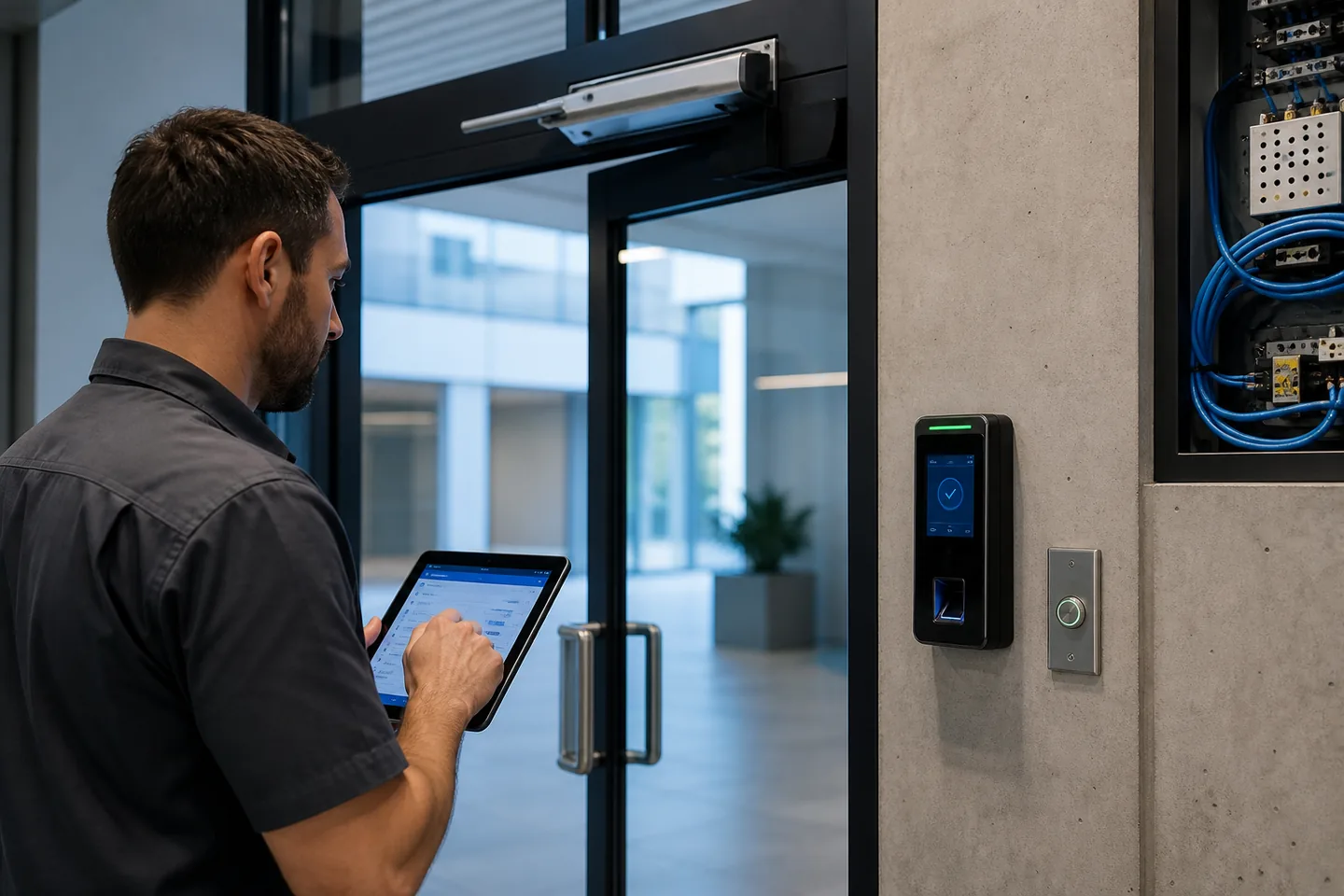 Configuración de un control de acceso electrónico empresarial